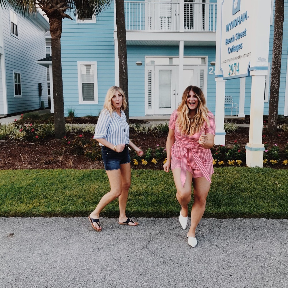 Gingham romper